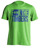 fuck the timbers seattle football soccer shirt