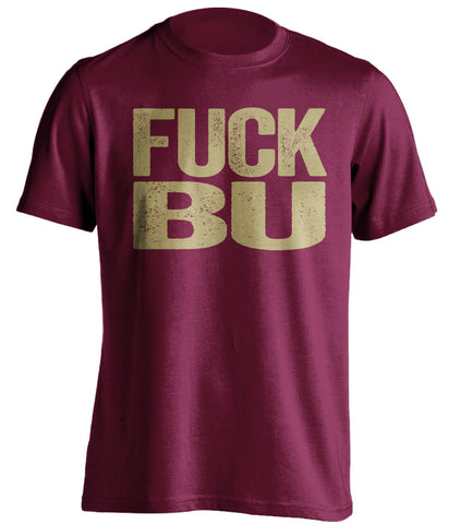 fuck BU boston college fan uncensored maroon shirt