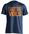 i hate the vols navy shirt auburn fans