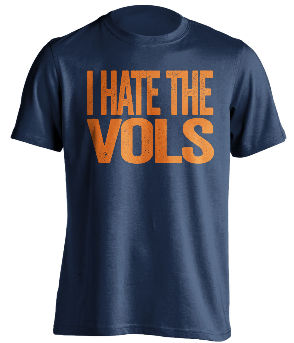 i hate the vols navy shirt auburn fans