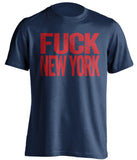 fuck the new york red sox navy tshirt uncensored