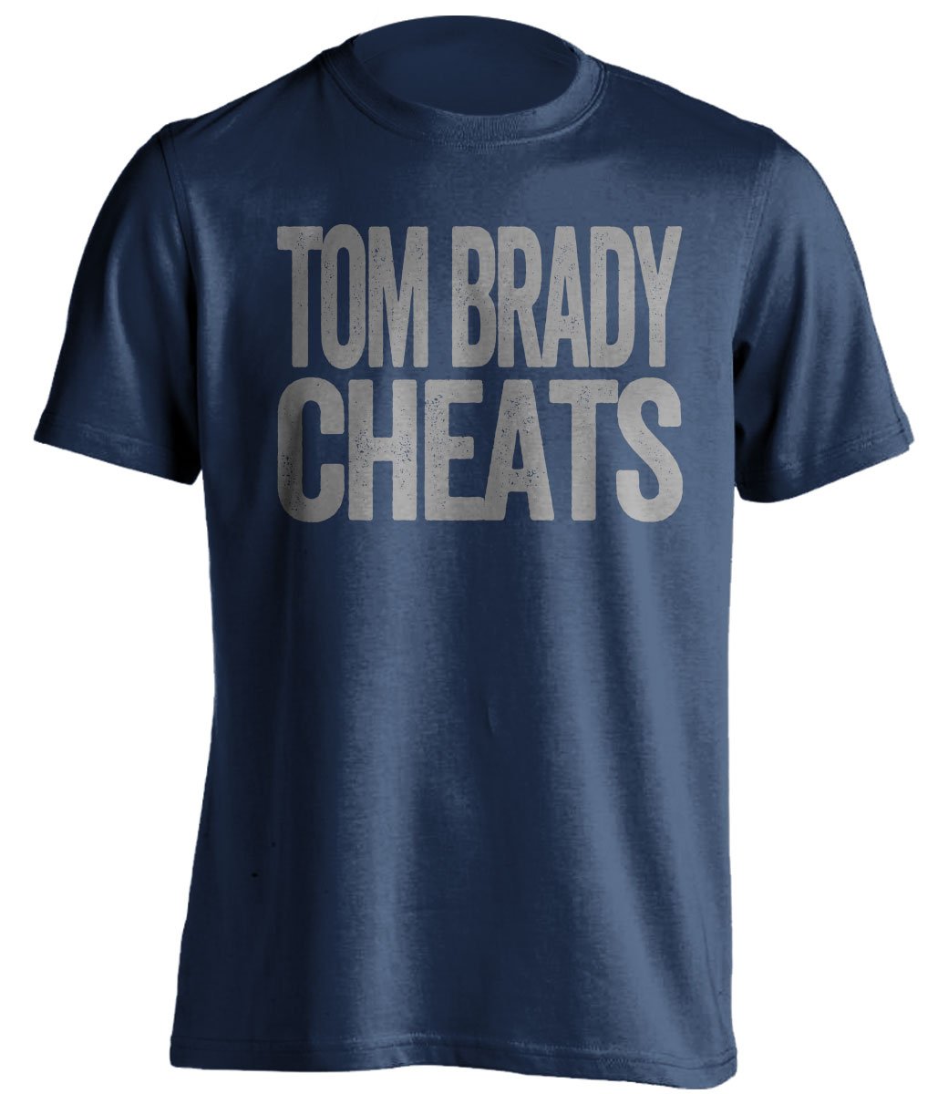 tom brady cheats dallas cowboys fan navy shirt