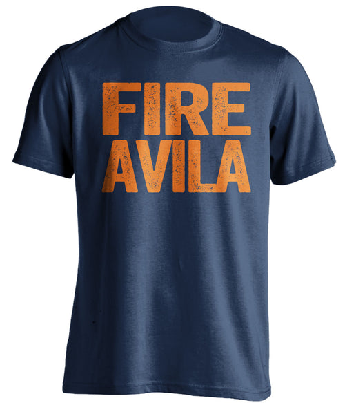fire al avila detroit tigers hater blue tshirt