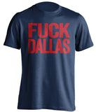 fuck dallas cowboys houston texans new york giants navy shirt uncensored