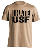 i hate usf old gold shirt for ucf knights fans