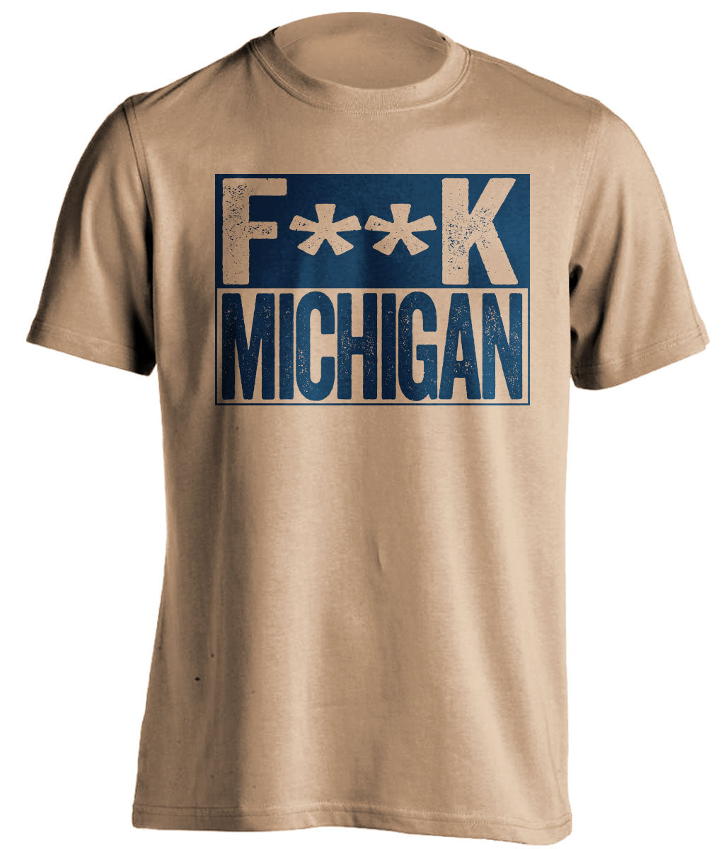 fuck michigan nd fighting irish shirt