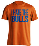 i hate the bulls orange shirt new york knicks fan