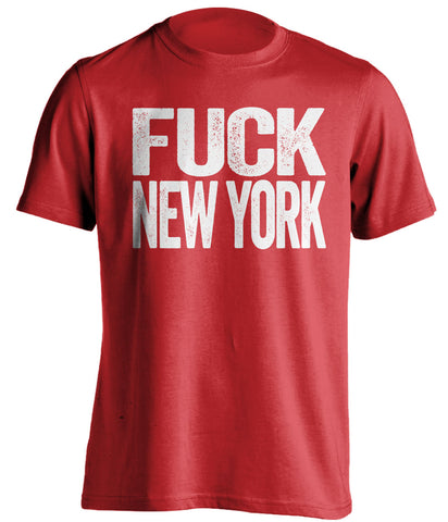 fuck new york phillies fan red tshirt uncensored