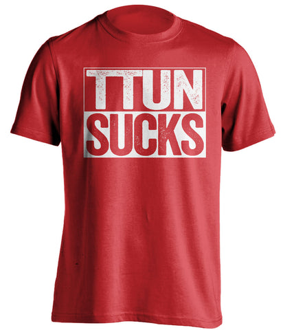 TTUN sucks ohio state buckeys red shirt