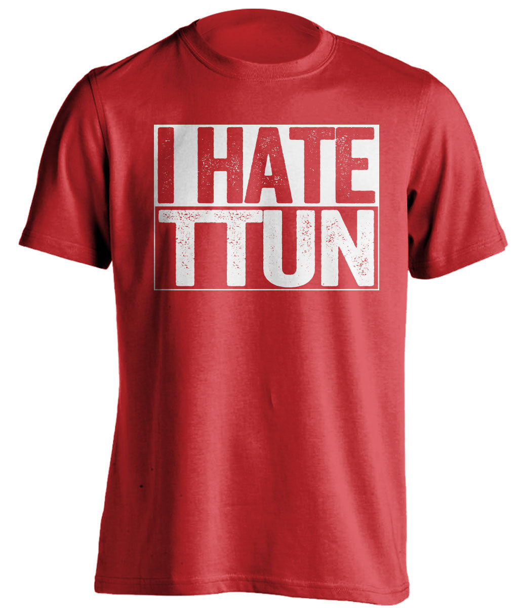 i hate ttun ohio state buckeyes red shirt