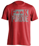 fuck purdue ohio state buckeyes red shirt censored
