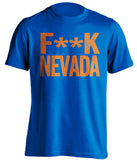 fuck nevada boise state broncos blue tshirt censored