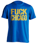 fuck chicago blackhawks st louis blues blue tshirt uncensored
