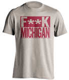 fuck michigan boston college shirt