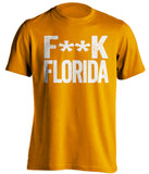 fuck florida gators tennessee orange tshirt censored