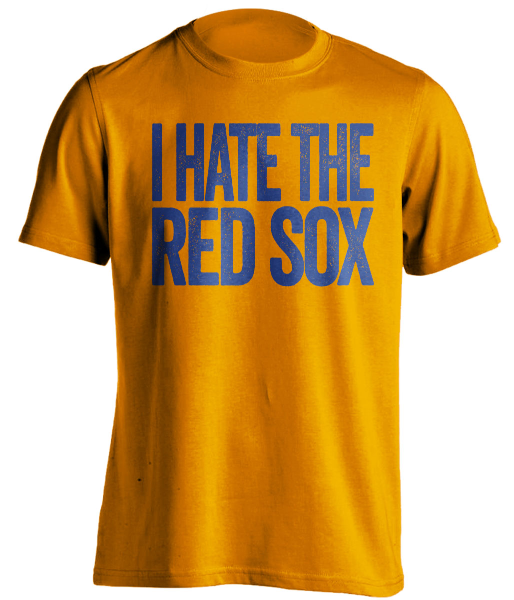 i hate the red sox ny mets orange shirt