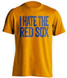 i hate the red sox ny mets orange shirt