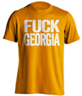 FUCK GEORGIA - Tennessee Volunteers Fan T-Shirt - Text Design - Beef Shirts