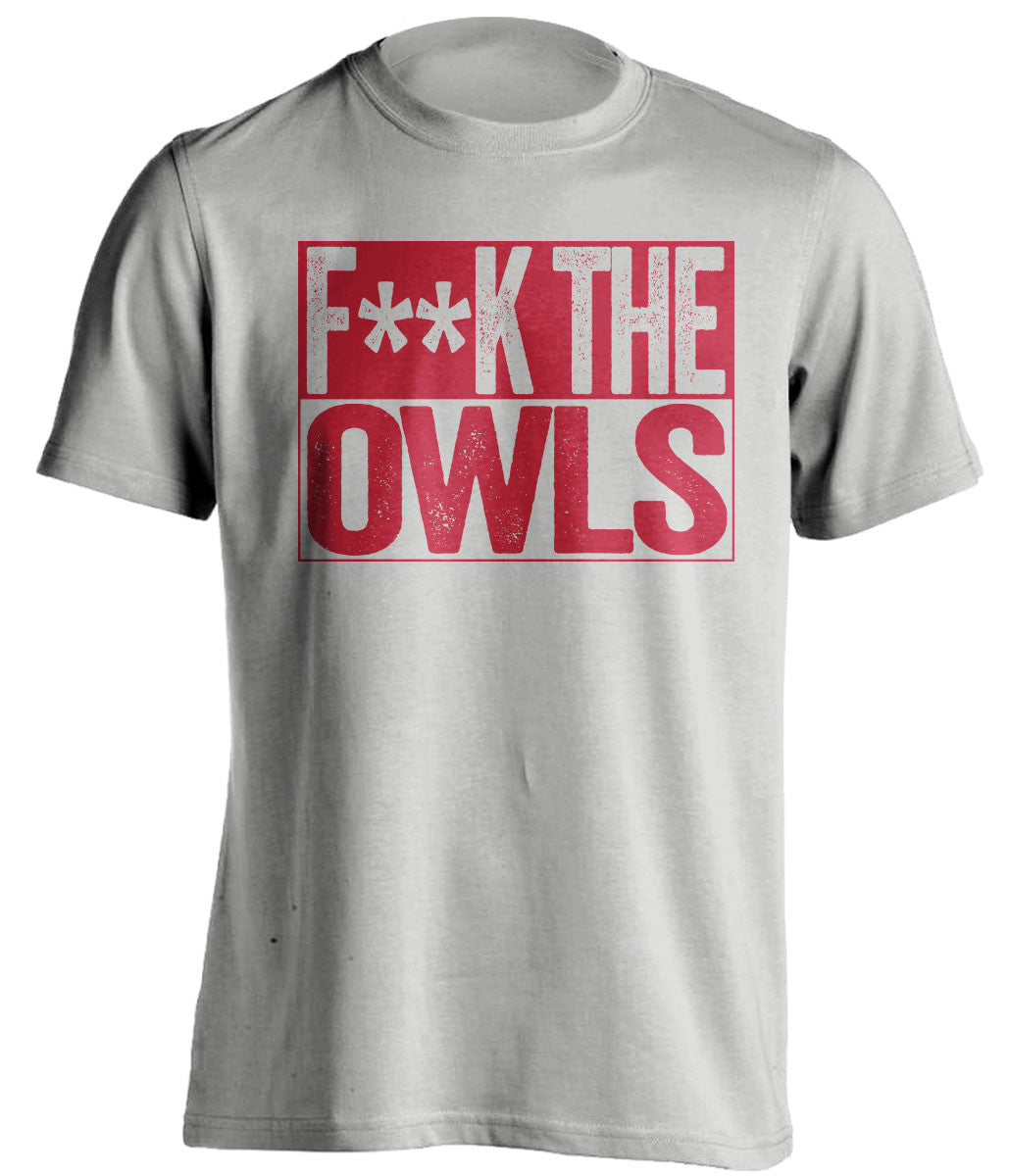 F**K THE OWLS Sheffield United FC grey TShirt