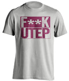 fuck utep grey and red tshirt censored