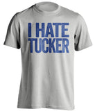 i hate tucker carlson fox news democrat grey tshirt