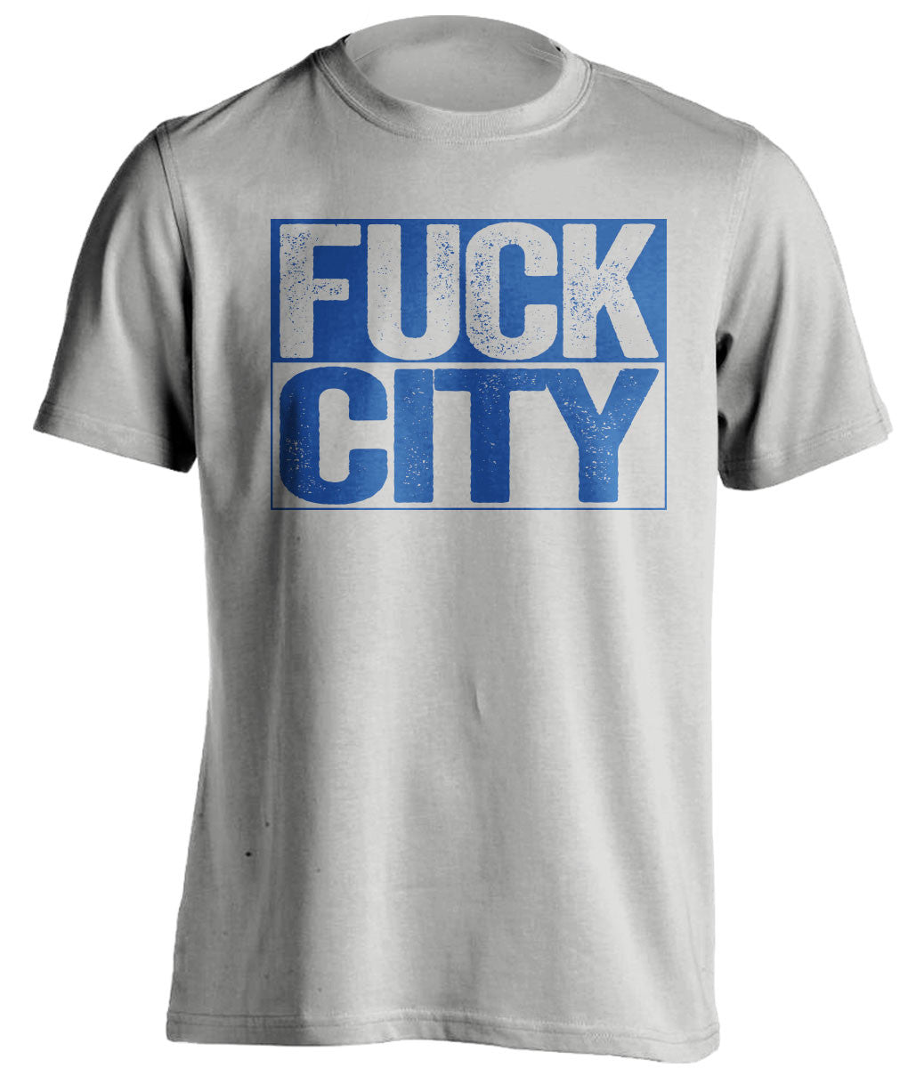 FUCK CITY Bristol Rovers FC grey TShirt