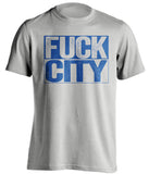 FUCK CITY Bristol Rovers FC grey TShirt