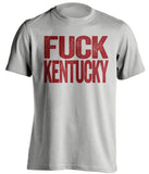 fuck kentucky indiana hoosiers grey shirt uncensored