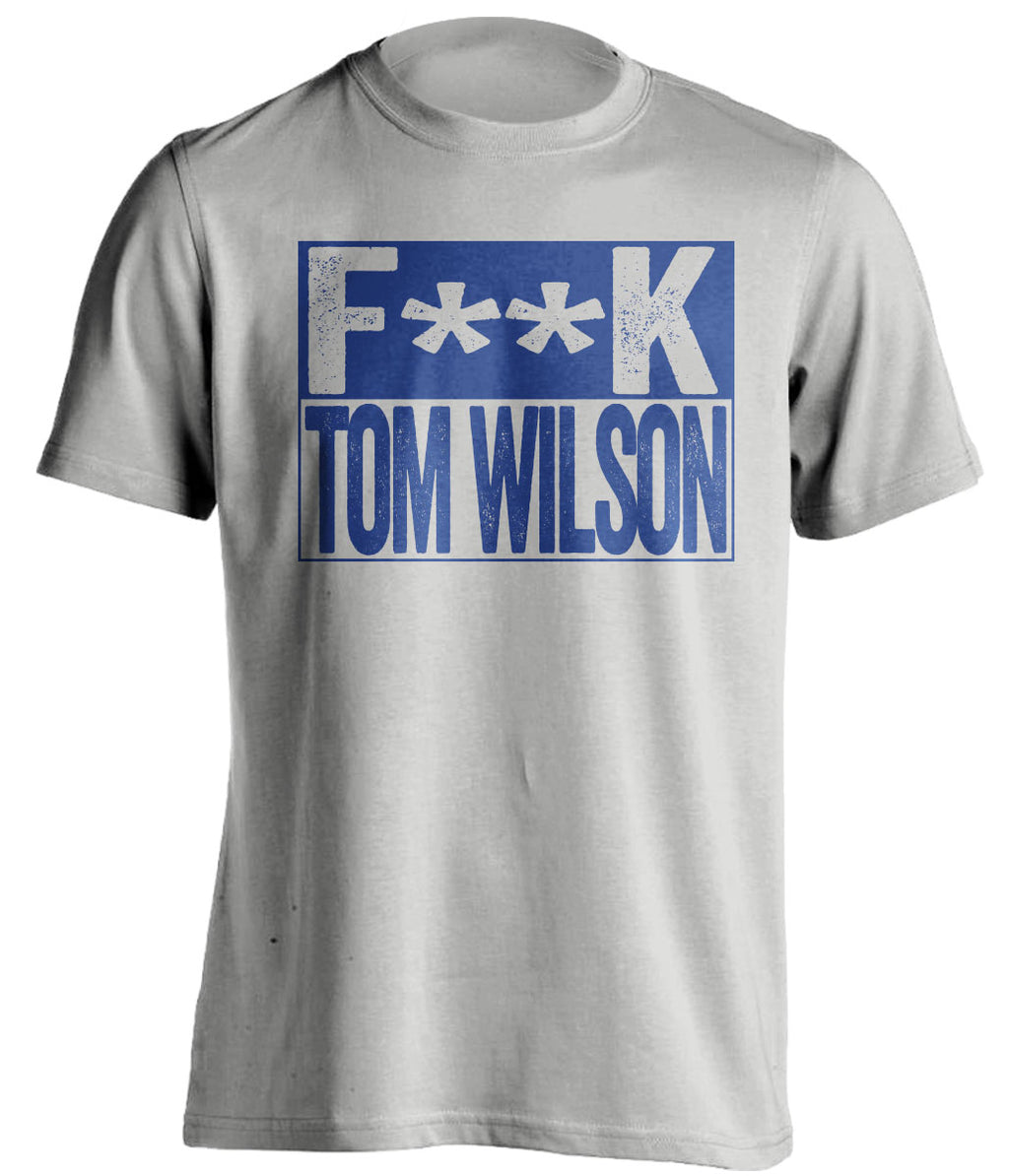 fuck tom wilson new york rangers fan censored grey shirt