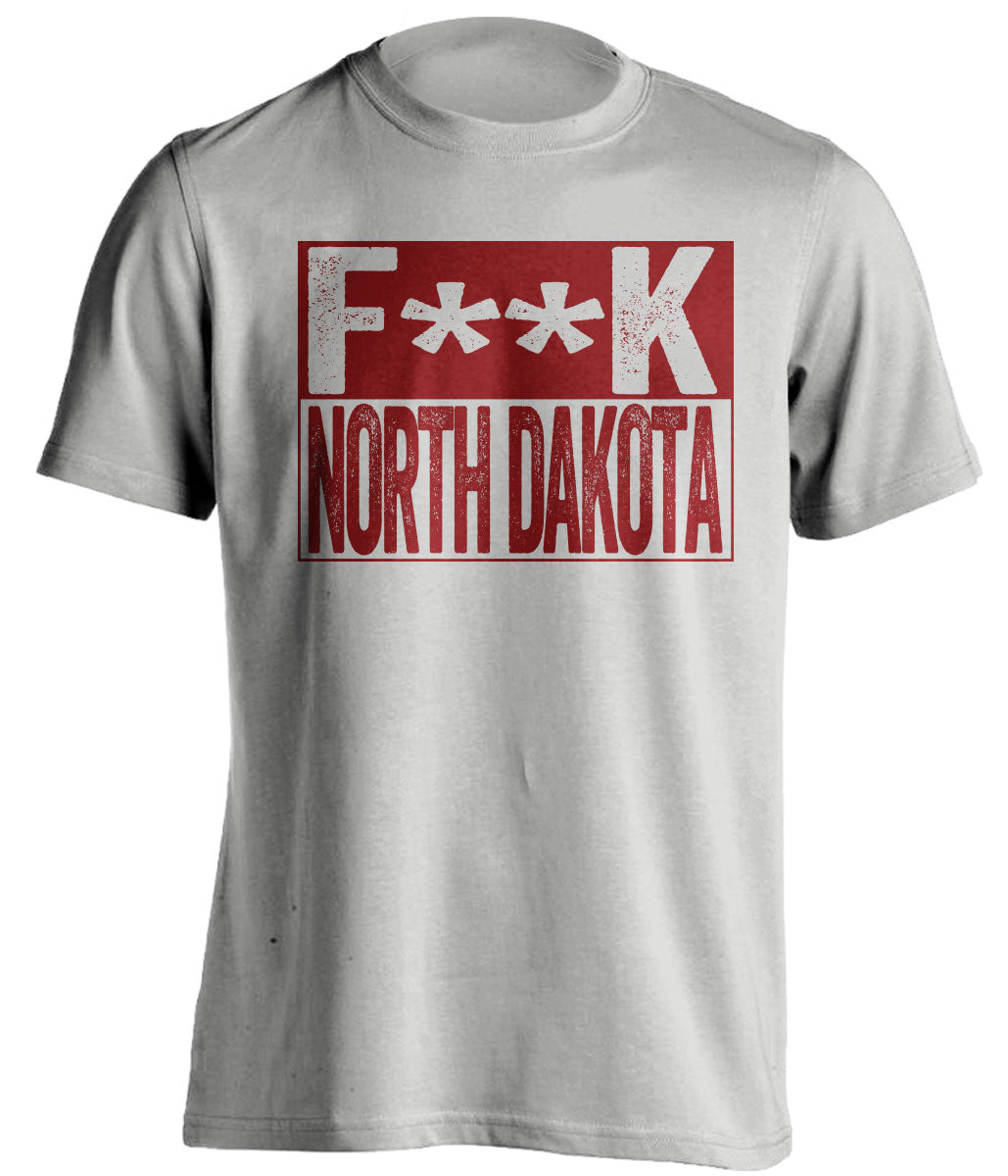 fuck north dakota censored grey shirt minnesota gophers fans