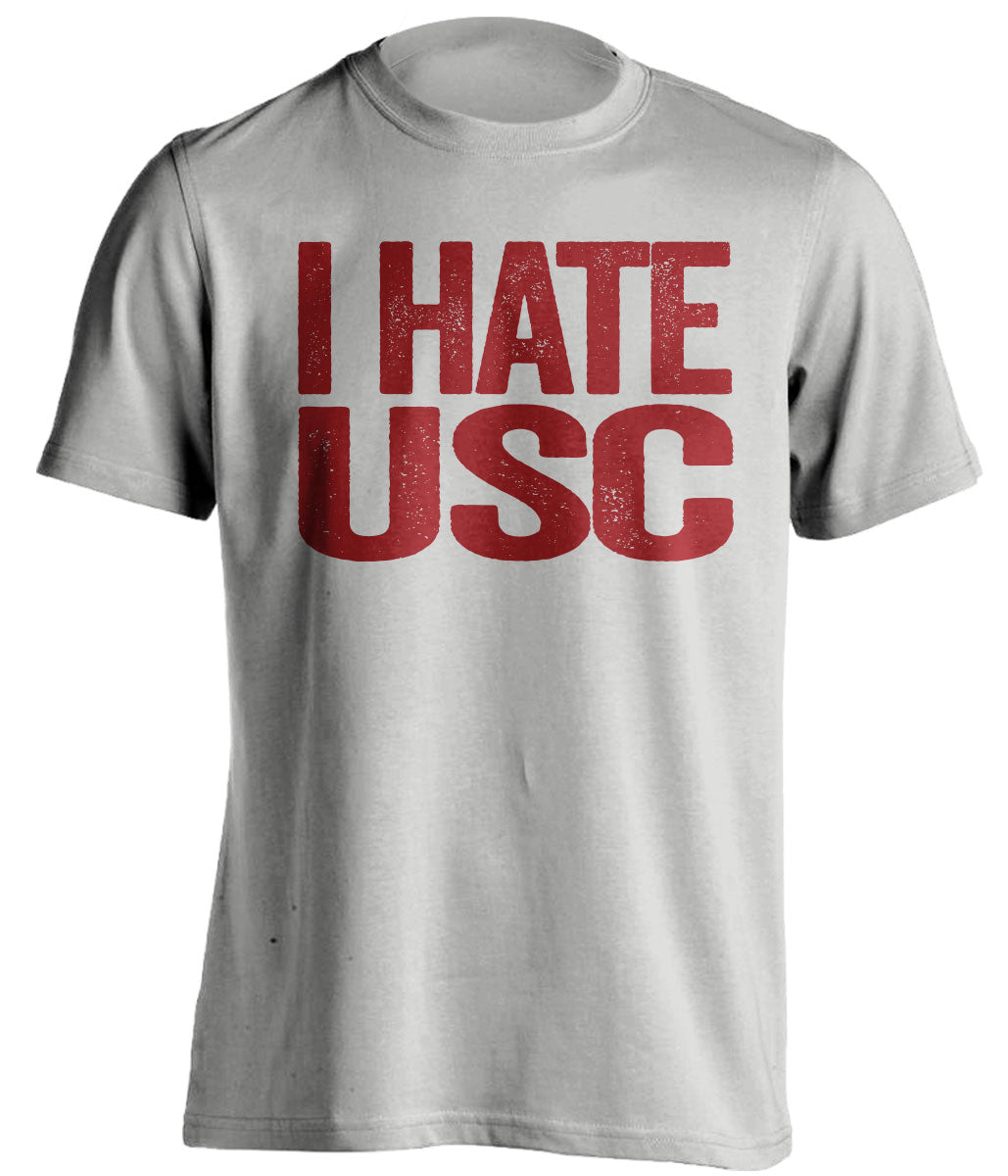 i hate usc grey tshirt stanford fans
