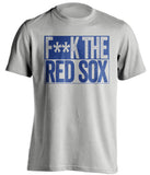 fuck the red sox dodgers grey shirt censored