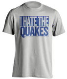 I Hate the Quakes - LA Galaxy Fan T-Shirt - Box Design - Beef Shirts