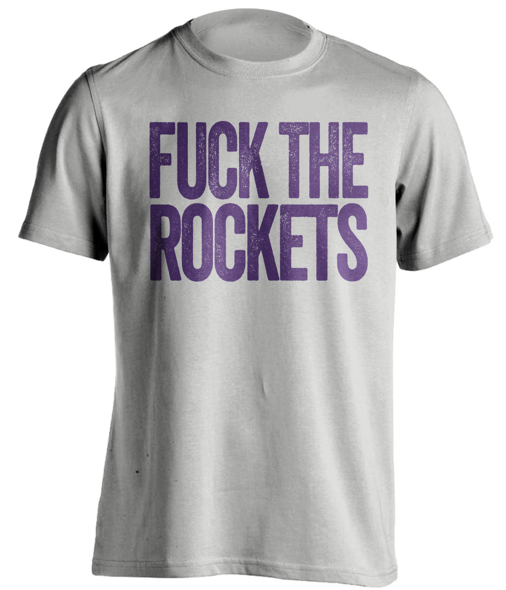 fuck the rockets utah jazz grey tshirt uncensored
