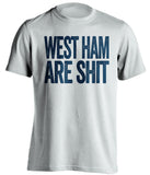 west ham are shirt white millwall fc shirt