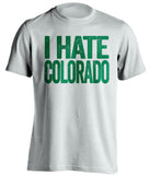 i hate colorado avs minnesota wild white tshirt