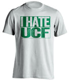 i hate ucf white shirt for usf bulls fans 