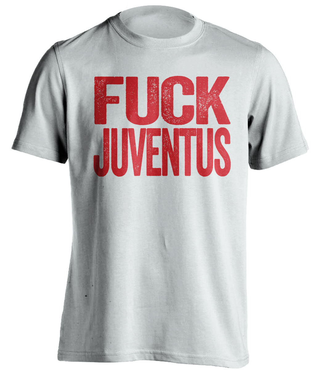 fuck juventus ac milan white tshirt uncensored