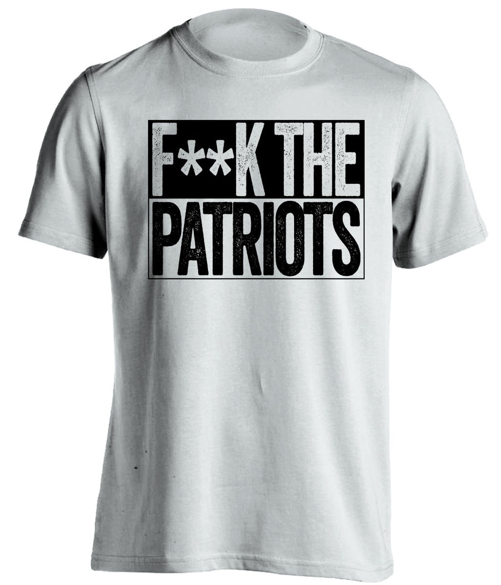 F**K THE PATRIOTS Oakland Raiders white TShirt