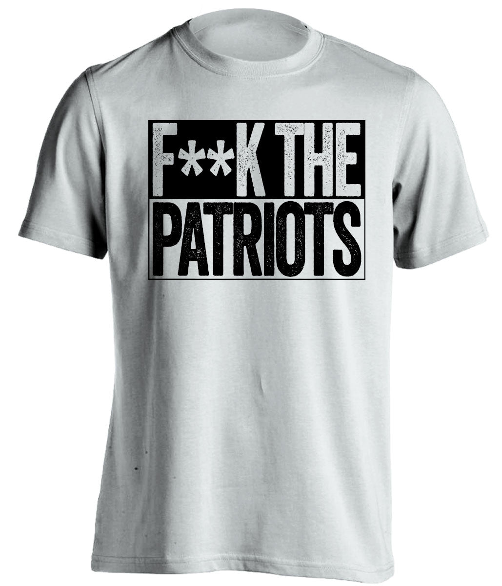F**K THE PATRIOTS Oakland Raiders white TShirt