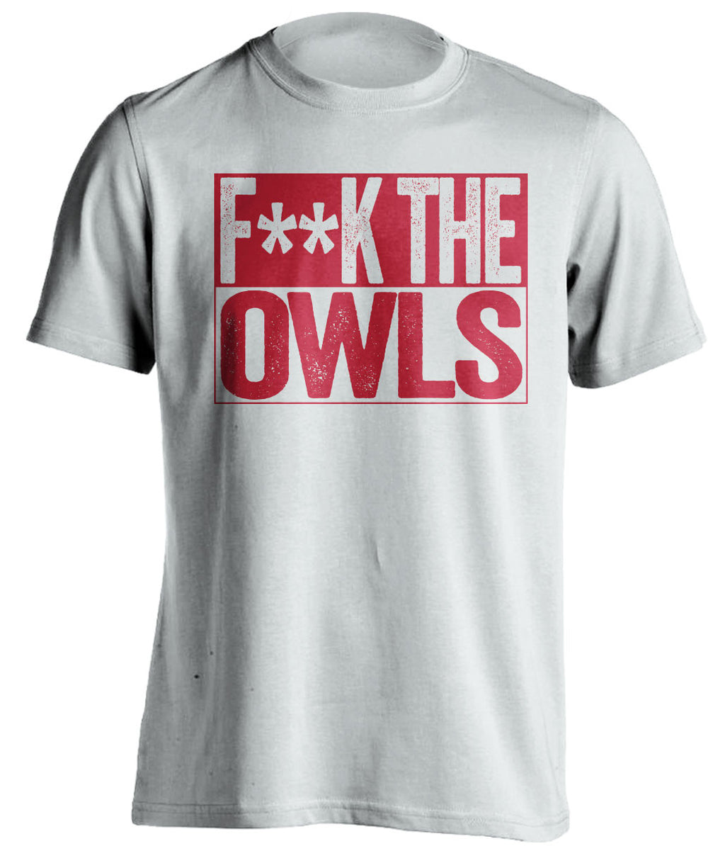 F**K THE OWLS Sheffield United FC white TShirt