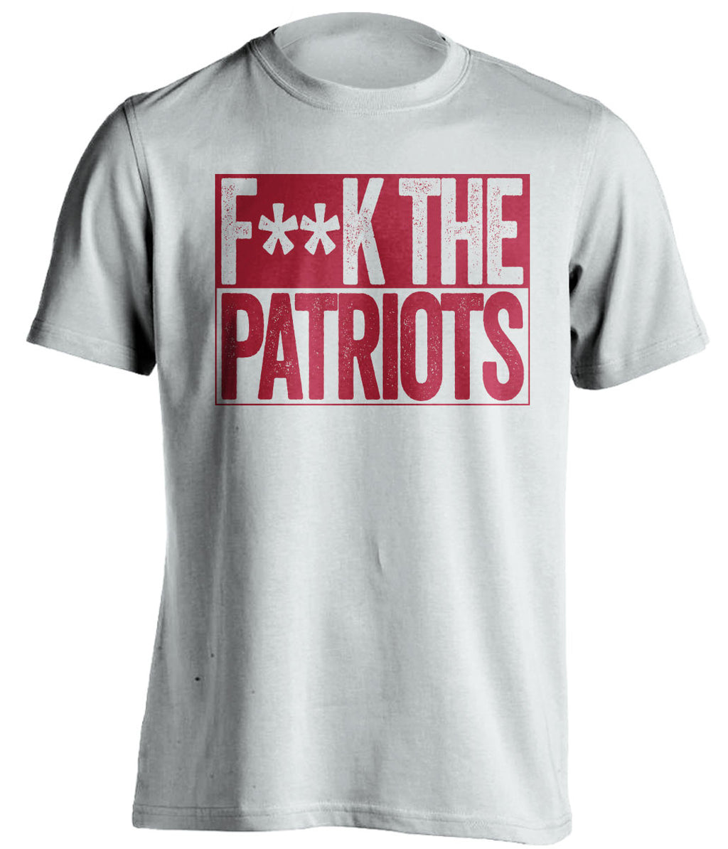 FUCK THE PATRIOTS - Houston Texans Fan T-Shirt - Box Design - Beef Shirts
