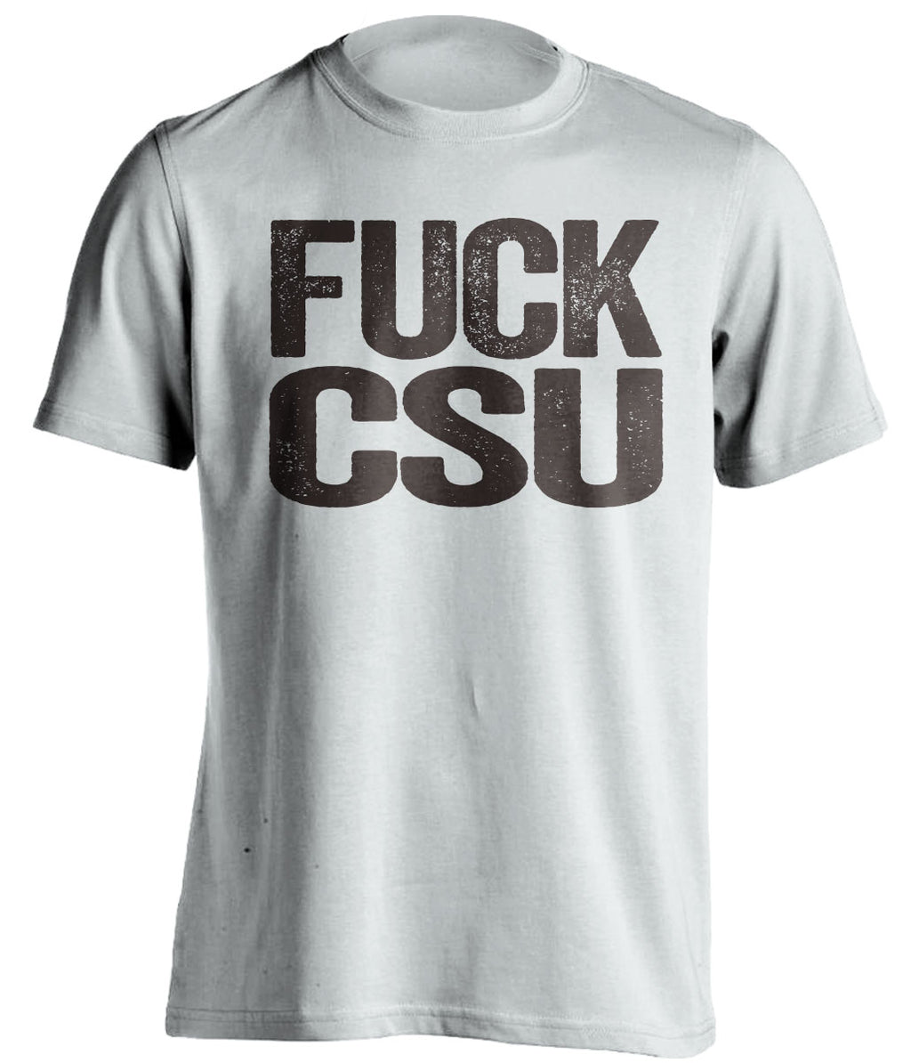 fuck csu white tshirt uncensored wyoming fans