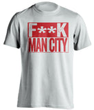 FUCK MAN CITY - Manchester United FC Fan T-Shirt - Box Design - Beef Shirts