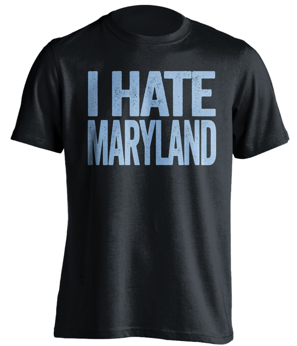 i hate maryland terps john hopkins jhu jays black shirt