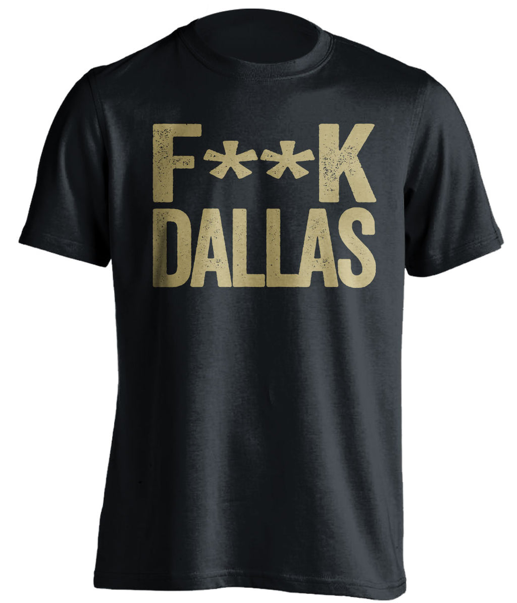 fuck dallas cowboys new orleans saints black tshirt censored