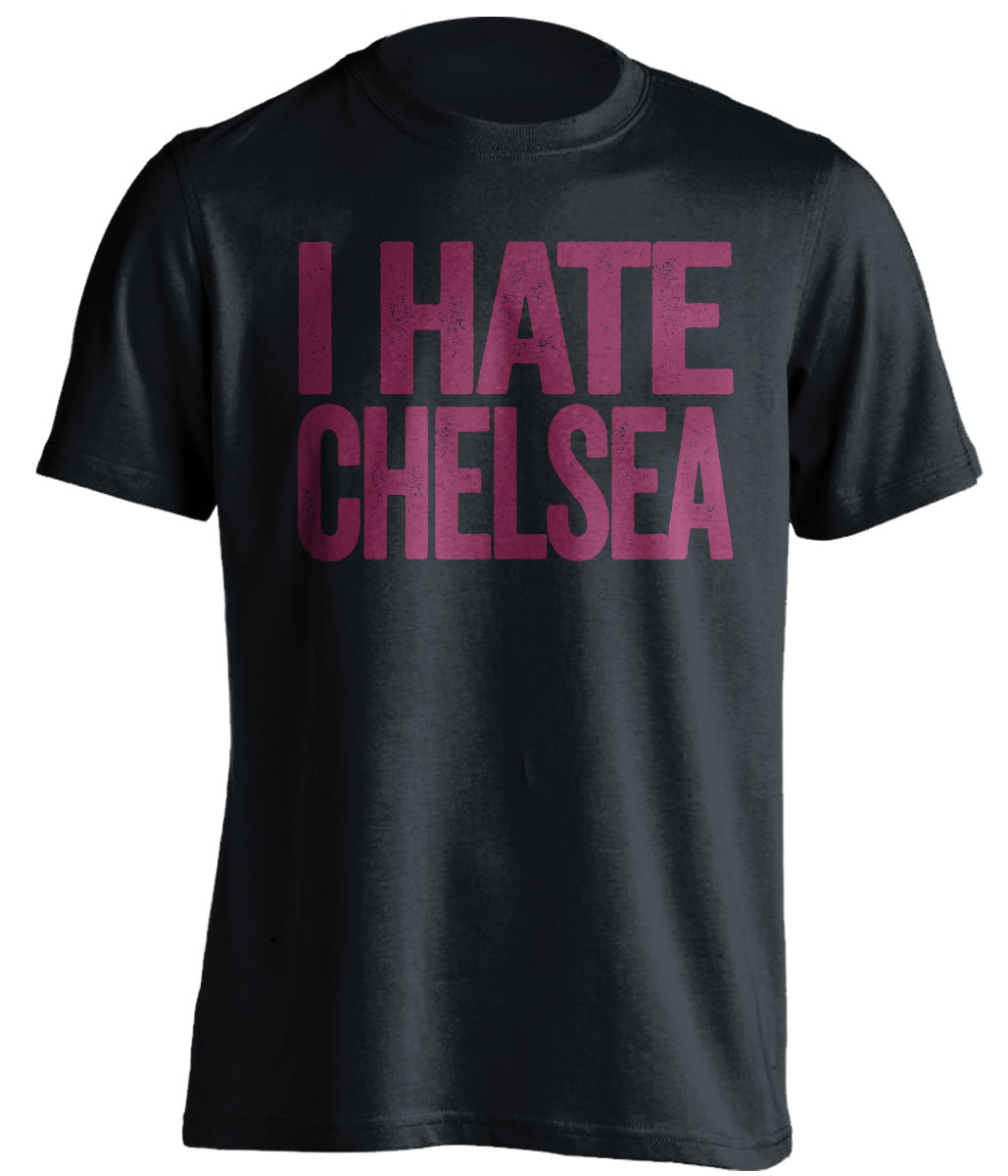 i hate arsenal west ham united black shirt