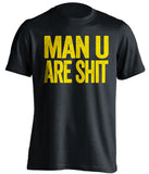man u are shirt leeds united black shirt