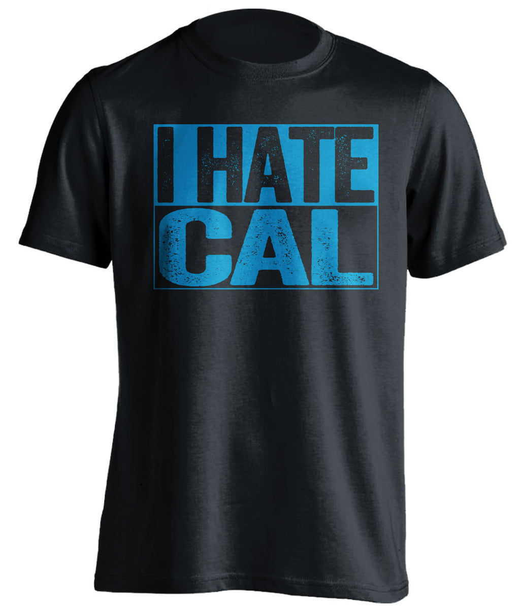 i hate cal black shirt ucla bruins fan