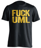 fuck uml lowell merrimack warriors black tshirt uncensored